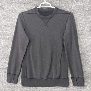 Lululemon Women's M Metal Vent Tech Crewneck Pullover Sweatshirt Gray Thumbholes